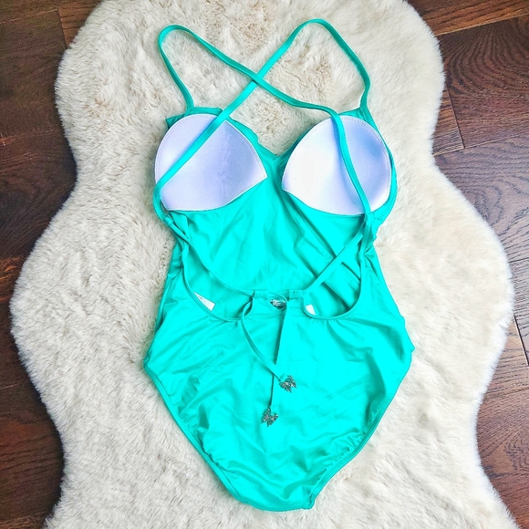 Seafolly Butterfly Shine On Frill Front Vibrant Onepiece Bathingsuit - Picture 12 of 13